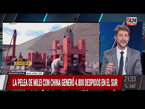 La pelea de JAVIER MILEI con CHINA generó 4.800 DESPIDOS en el SUR de la ARGENTINA