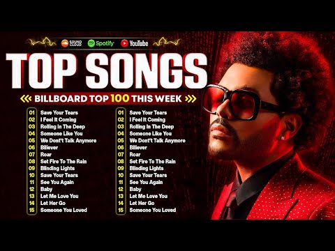 The Weeknd, Bruno Mars, Maroon 5, Miley Cyrus, Ed Sheeran, Adele, Sia🌴Top Hits 2025 - Best Pop Songs