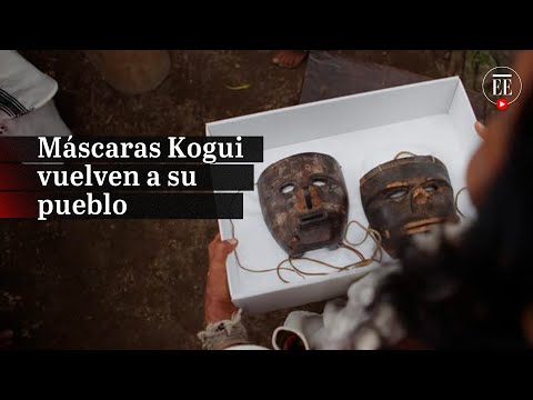 Indígenas kogui recibieron máscaras sagradas recuperadas de Alemania | El Espectador