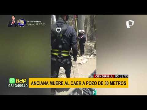 Cieneguilla: anciana falleció tras caer a pozo de 30 metros de profundidad en su vivienda