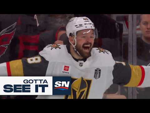 GOTTA SEE IT: Tomas Hertl Rifles Wrister To Give Golden Knights Late Lead