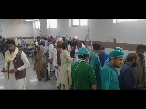 Wounded from blast in Mastung mosque brought to hospital in Quetta