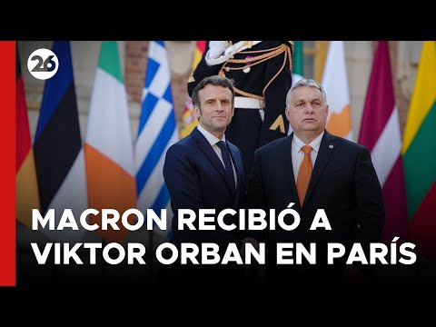 FRANCIA | Macron recibió a Viktor Orban en París
