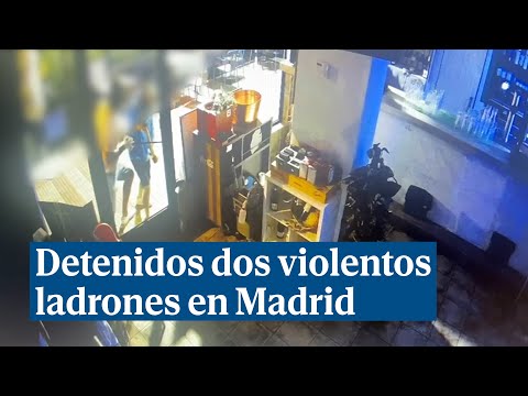 Detenidos dos violentos ladrones que atemorizaban a los hosteleros en Madrid