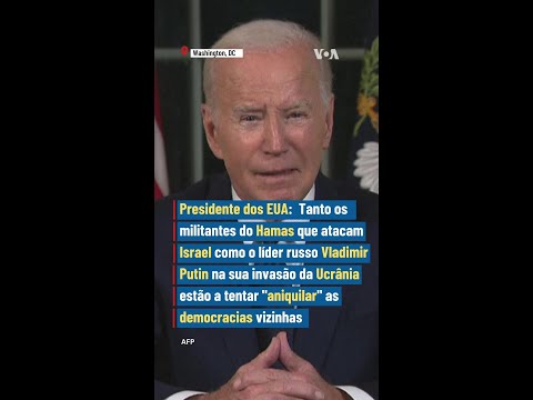 Joe Biden compara Hamas a Putin #shorts