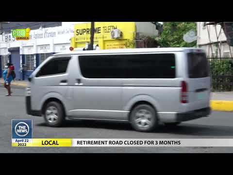 Retirement road closed for 3 months #TheNews #PBCJamaica