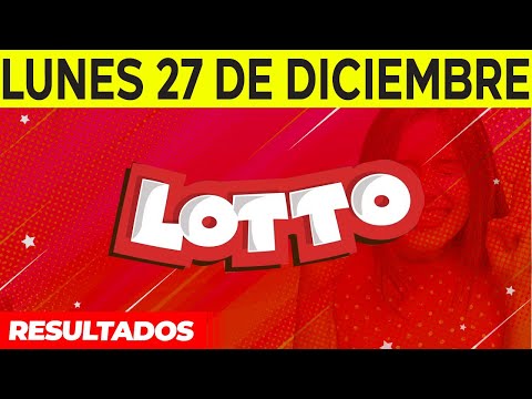 Resultados del Lotto del Lunes 27 de Diciembre del 2021