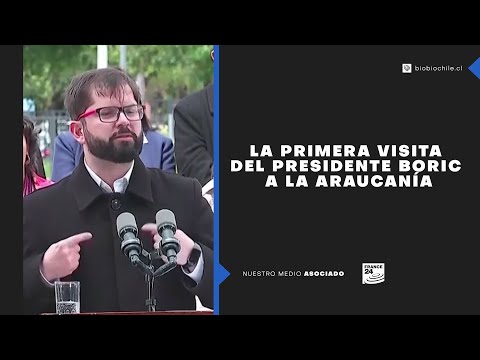 La primera visita del presidente Boric a La Araucanía