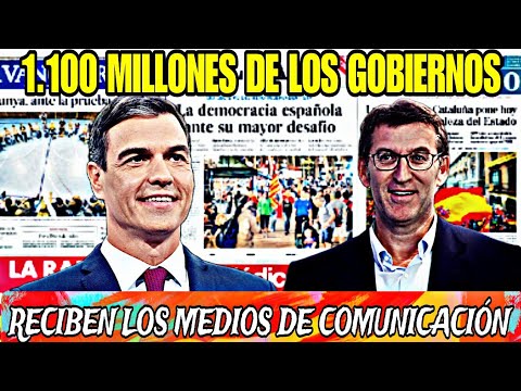 LOS GOBIERNOS RIEGAN CON 1.100 MILLONES DE EUROS A LOS MEDIOS DE COMUNCACIÓN