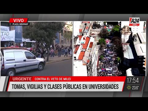 UNIVERSIDADES: 100 FACULTADES TOMADAS CONTRA EL VETO