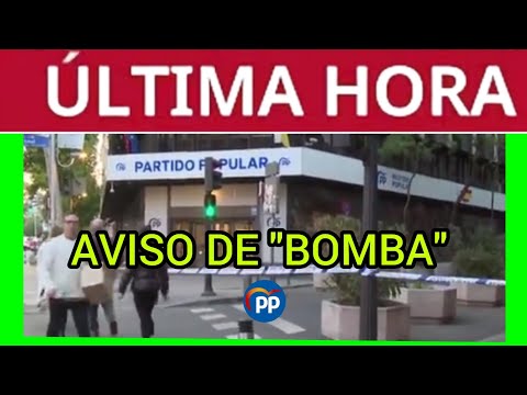 #ÚltimaHora - AVISO DE BOMBA - SEDE PP