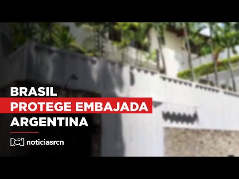 Brasil asumió custodia de Embajada de Argentina tras salida de sus diplomáticos por orden de Maduro