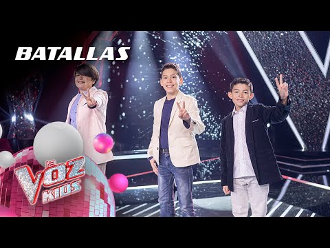 Carlos, Matías  y Lorenzo cantan 'Que lloro' – Batallas | La Voz Kids 2024