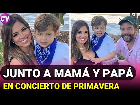 HIJO de Pamela Silva CAUTIVA en CONCIERTO de PRIMAVERA JUNTO A MAMÁ Y PAPÁ