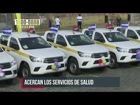 Nuevos vehículos del MINSA para 70 municipios en Nicaragua