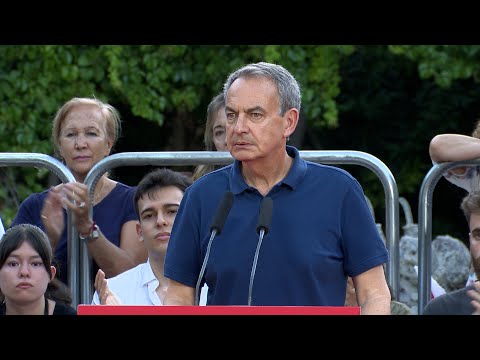 Zapatero pone en valor la valentía y lealtad al Estado de Sánchez