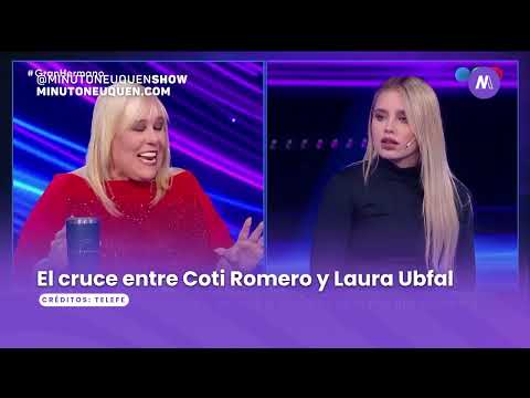 El cruce entre Coti Romero y Laura Ubfal - Minuto Neuquén Show