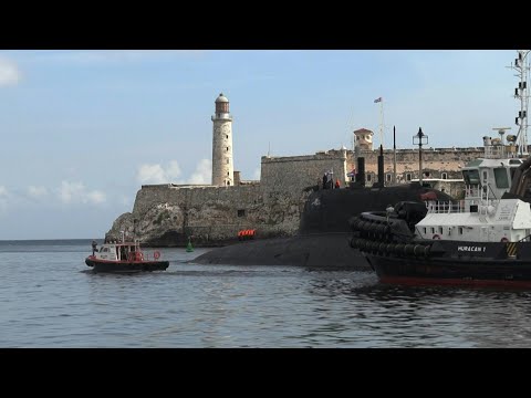 Submarino nuclear ruso sale de la bahía de La Habana | AFP