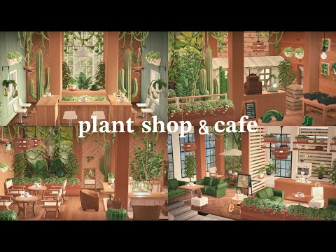 【あつ森】自宅をリフォーム | 植物屋が併設されたカフェ | Plant Shop & Cafe🫖🌿 Home Decor | Animal Crossing New Horizons