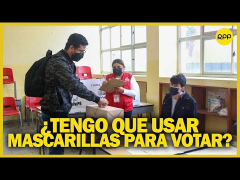 ELECCIONES 2022: ¿Uso de mascarillas en locales de votación es obligatoria?