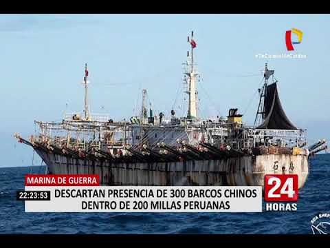 Descartan presencia de 300 barcos chinos dentro de 200 millas peruanas