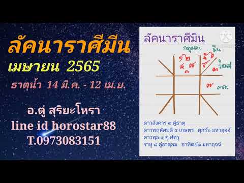 ลัคนาราศีมีนเมษายน2565