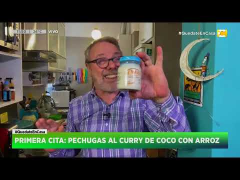 Receta: Pechugas al curry de coco con arroz de Claudio Guarnaccia (1) en Hoy Nos Toca a las Diez