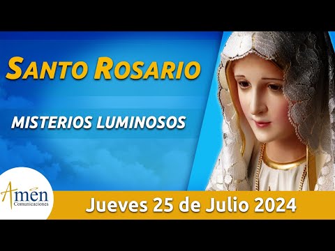 Santo Rosario de Hoy Jueves 25 Julio de 2024 l Amen Comunicaciones l Católica l María