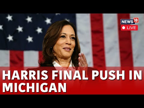 Kamala Harris LIVE | Kamala Harris Speech LIVE | Kamala Harris In Michigan LIVE | Harris News | N18G