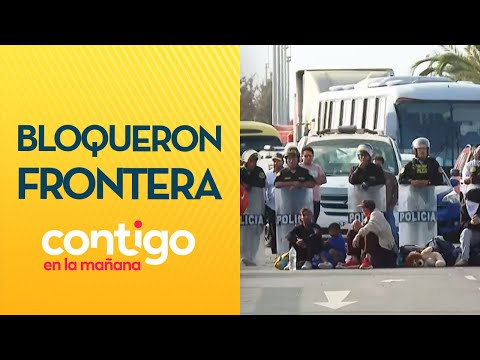 ¡NO ES JUSTO!: Migrantes bloquearon la frontera de Chile y Perú - Contigo en la Mañana