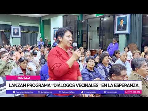 Lanzan programa “Diálogos Vecinales” en La Esperanza