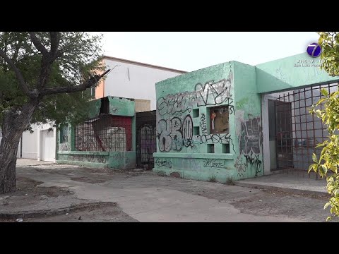 Casa de colonia Del Valle, blanco de vandalismo en SLP