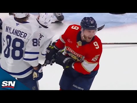 Sam Bennett Capitalizes On Giveaway To Score On Joseph Woll