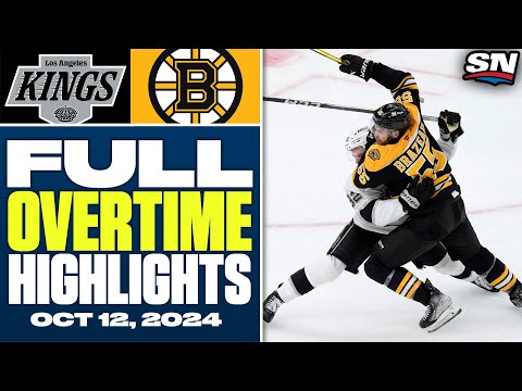 Los Angeles Kings vs. Boston Bruins | FULL Overtime Highlights - October 12, 2024