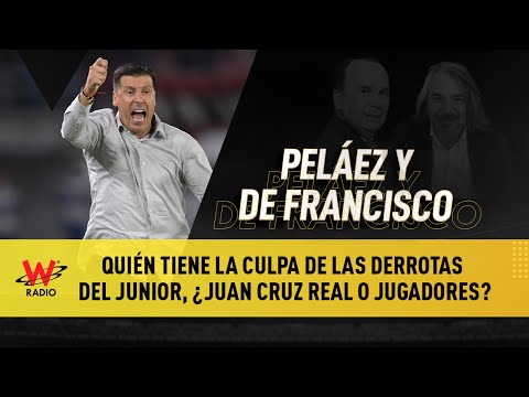 Quién tiene la culpa de las derrotas del Junior, ¿Juan Cruz Real o jugadores?