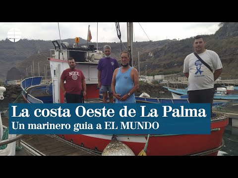 Testigo directo en La Palma: recorremos la costa oeste que se llenará de lava con un marinero