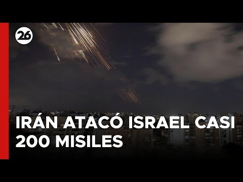 Irán atacó a Israel con casi 200 misiles y Netanyahu advierte: “pagará por ello”