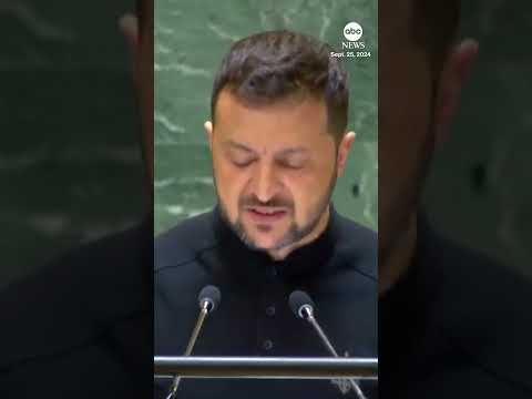 Ukrainian Pres. Zelenskyy speaks at UN General Assembly