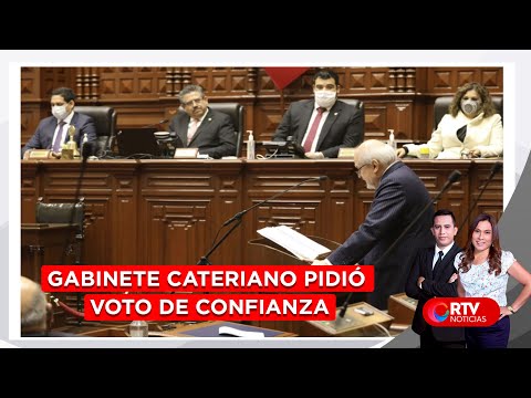 Gabinete Cateriano pidió voto de confianza ante el Congreso  - RTV Noticias