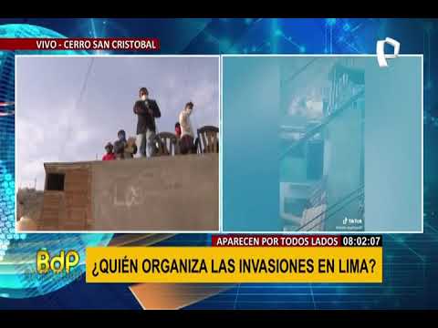 Rímac: Policía da 48 horas a invasores de Cerro San Cristóbal para desalojar terreno (2/2)
