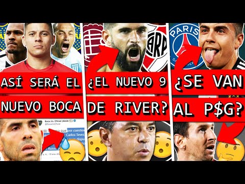 Estos SERÁN los REFUERZOS del NUEVO BOCA+ GALLARDO busca este 9 para RIVER+ ¿DYBALA a PSG ¿Y MESSI