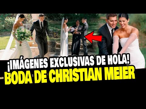 BODA DE CHRISTIAN MEIER: ASÍ FUE EL GRAN MATRIMONIO CON ANDREA BOSIO