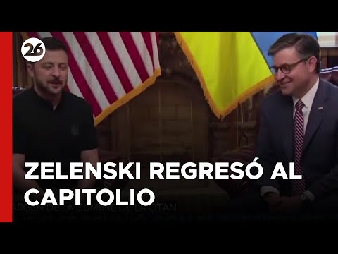 Zelenski se reunió con el presidente de la Cámara de Representantes de EEUU