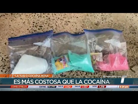 La tusi o cocaína rosa está tomando auge en Panamá