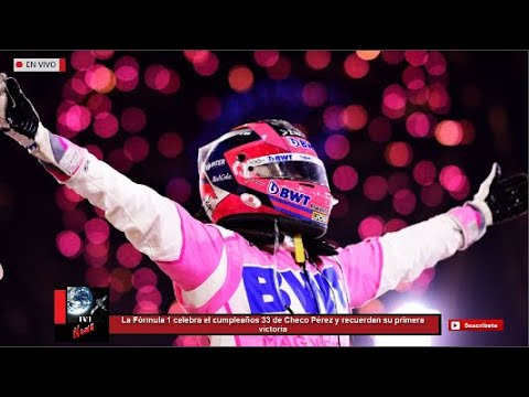 La Fórmula 1 celebra el cumpleaños 33 de Checo Pérez y recuerdan su primera victoria