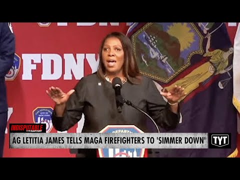WATCH: Letitia James Responds To Heckling From MAGA Firefighters