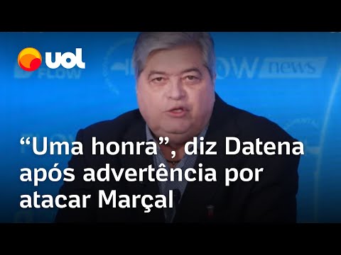 Datena chama Marçal de 'bandido condenado', leva advertência em debate no Flow e diz: 'Uma honra'