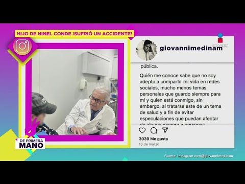 Hijo de Ninel y Giovanni Medina SUFRIÓ accidente en España y terminó con PIERNA enyesada | DPM