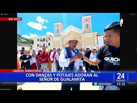 Amazonas: distrito de Lamud celebra Semana Santa y rinde homenaje al Señor de Gualamita