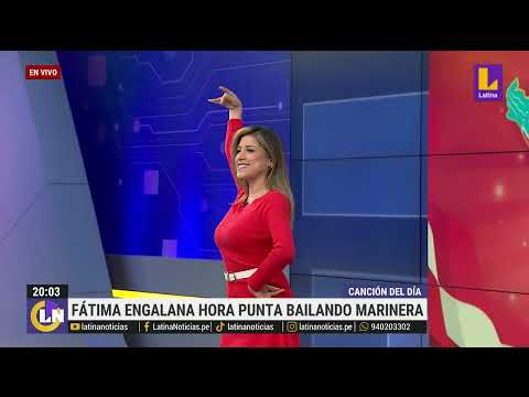 Fátima Aguilar se luce bailando marinera en vivo por fiestas patrias